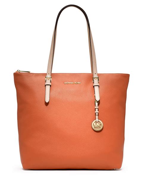 michael kors tangerine|michael kors jet set.